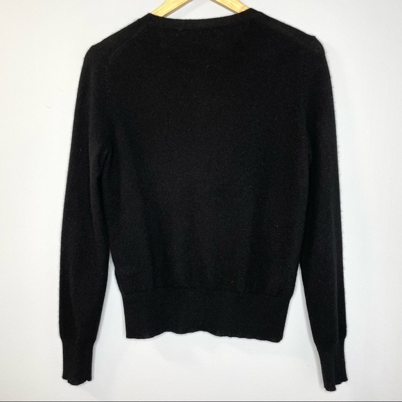 Lord and Taylor Black Cashmere Cardigan - Picture 5 of 8